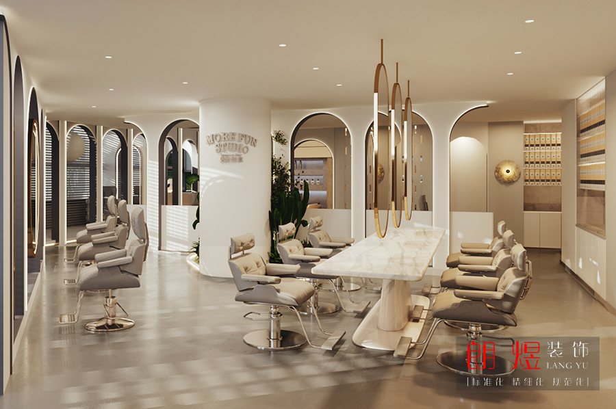 美容美發店裝修設計效果圖