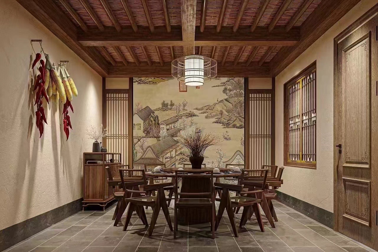 農(nóng)家樂小院餐廳該怎么裝修設(shè)計才好？
