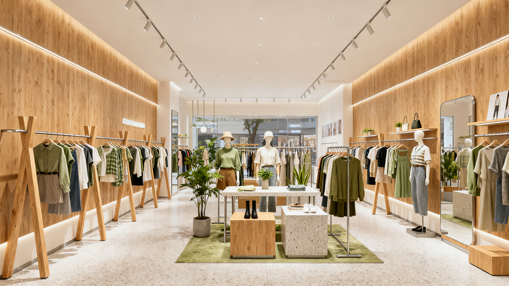 女裝店鋪裝修選什么風格和色調好看？